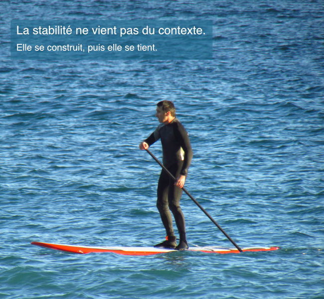 Préparation mentale favorisant la stabilité intérieure, l'adaptation et la continuité de l'action dans un environnement changeant.